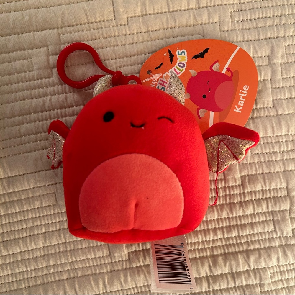 🎃 KARLIE 🦇 Demon Bat Clip Halloween 2023 Original Squishmallow ☆》NWT《☆
